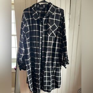 Torrid Black and White Plaid Women’s Dress
